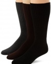 Calvin Klein Men's 3 Pack Cotton Rich Casual Rib Socks