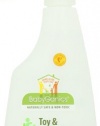 BabyGanics The Cleaner Upper Toy & Highchair Cleaner, 17-Fluid Ounce Bottles (Pack of 2)