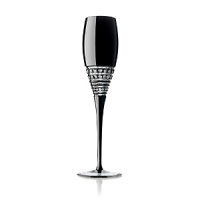 The height of drama, the Portia flute was inspired by moon goddesses and the night. Designer John Rocha creates an exquisitely cut black-cased crystal champagne flute so you can make an undeniable statement. The height of drama, the Portia flute was inspired by moon goddesses and the night. Designer John Rocha creates an exquisitely cut black-cased crystal champagne flute so you can make an undeniable statement.