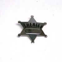 Metal Sheriff's Badges (12/pkg) Metal Sheriff's Badges (12/pkg)