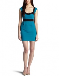 French connection Women's Sarah Jersey Dress,Peacock,10 French connection Women's Sarah Jersey Dress,Peacock,10