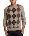 Dockers Men's Center Argyle Crew Sweater