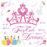 RoomMates RMK1580GM Disney Princess Crown Peel & Stick Giant Wall Decal RoomMates RMK1580GM Disney Princess Crown Peel & Stick Giant Wall Decal