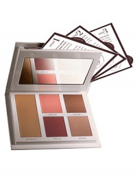 Ultra-sheer, blendable palette was inspired by Mercier's work with celebrity clients, who wanted a universal compact that would wake up their skin and give them an immediate healthy glow. Palette includes: 1 bronzer veil, 2 cheek veils and 2 glow veils. 100% of the profits from the sale of this product will be donated to the Laura Mercier Ovarian Cancer Fund. Ultra-sheer, blendable palette was inspired by Mercier's work with celebrity clients, who wanted a universal compact that would wake up their skin and give them an immediate healthy glow. Palette includes: 1 bronzer veil, 2 cheek veils and 2 glow veils. 100% of the profits from the sale of this product will be donated to the Laura Mercier Ovarian Cancer Fund.