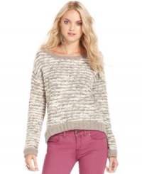 A hot layering piece, this Free People sweater adds on-trend texture to your fall look! A hot layering piece, this Free People sweater adds on-trend texture to your fall look!