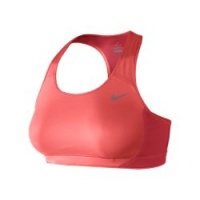 NIKE Women's Dri-Fit High Support Shape Bra - Orange-Large NIKE Women's Dri-Fit High Support Shape Bra - Orange-Large