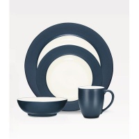 Noritake 4-Piece Colorwave Place Setting, Blue Noritake 4-Piece Colorwave Place Setting, Blue
