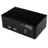 StarTech.com 2 Port DVI VGA Dual Monitor KVM Switch USB with Audio & USB 2.0 Hub - Dual Monitor KVM Switch DVI and VGA StarTech.com 2 Port DVI VGA Dual Monitor KVM Switch USB with Audio & USB 2.0 Hub - Dual Monitor KVM Switch DVI and VGA