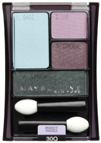 Maybelline New York Expert Wear Eyeshadow Quads, 30q Seashore Frosts Perfect Pastels, 0.17 Ounce Maybelline New York Expert Wear Eyeshadow Quads, 30q Seashore Frosts Perfect Pastels, 0.17 Ounce