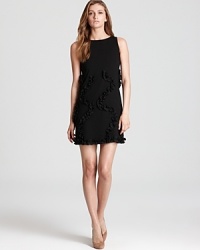 Artful ruffles accent this Moschino Cheap and Chic LBD-the perfect work-to-cocktails piece. Artful ruffles accent this Moschino Cheap and Chic LBD-the perfect work-to-cocktails piece.