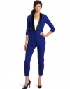 Robert Rodriguez Women's Tux Boyfriend Blazer, Electric, 0