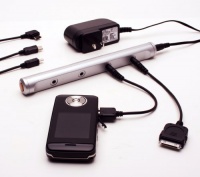 Equity by La Crosse Charge4All Personal Device Charging Tube, Silver Equity by La Crosse Charge4All Personal Device Charging Tube, Silver