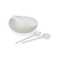 This indoor/outdoor Joseph Joseph salad bowl and server set is sized perfectly for salads, pasta, fruit and more. Its distinctive form makes it a stylish centerpiece. This indoor/outdoor Joseph Joseph salad bowl and server set is sized perfectly for salads, pasta, fruit and more. Its distinctive form makes it a stylish centerpiece.
