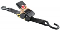Erickson 34414 Pro Series Black 2 x 6' Retractable Ratcheting Tie-Down Strap, (Pack of 2) Erickson 34414 Pro Series Black 2 x 6' Retractable Ratcheting Tie-Down Strap, (Pack of 2)