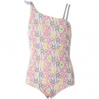 Roxy Kids Girls 2-6x Toddler Teenie Wahine One Sided Knotted One Piece Suit, Multi-Colored, 2T Roxy Kids Girls 2-6x Toddler Teenie Wahine One Sided Knotted One Piece Suit, Multi-Colored, 2T