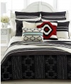 Lauren by Ralph Lauren Black Adobe Western Quilted Black KING Pillow Sham