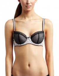 B.Tempt'D By Wacoal Womens La Parisienne Push Up Bra,Black/Pink,34DD B.Tempt'D By Wacoal Womens La Parisienne Push Up Bra,Black/Pink,34DD