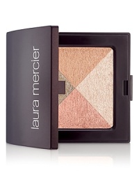 Laura Mercier Shimmer Bloc is a unique baked formula that applies effortlessly while brightening the eyes, cheeks & body with a hint of natural colour & light. Laura Mercier Shimmer Bloc is a unique baked formula that applies effortlessly while brightening the eyes, cheeks & body with a hint of natural colour & light.