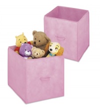 Whitmor 6405-909-2-PINK 14-Inch Collapsible Cube, Pink 2-Pack Whitmor 6405-909-2-PINK 14-Inch Collapsible Cube, Pink 2-Pack
