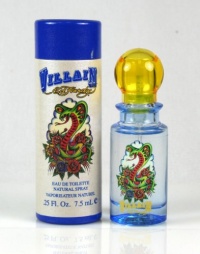 Ed Hardy Villain .25 oz Eau De Toilette Unisex Fragrance Spray For Men & Women Ed Hardy Villain .25 oz Eau De Toilette Unisex Fragrance Spray For Men & Women
