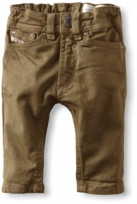Diesel Baby-Boys Infant Koolter 5 Pocket Colored Denim, Olive/Brown, 12 Months Diesel Baby-Boys Infant Koolter 5 Pocket Colored Denim, Olive/Brown, 12 Months
