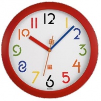 Bulova 11 Frank Lloyd Wright Red Clock - C3331 Bulova 11 Frank Lloyd Wright Red Clock - C3331