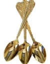 Set of 12 Gold Plated High Quality Demitasse - Tea Party Spoons