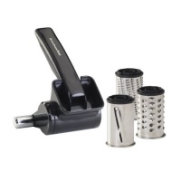 KitchenAid Gourmet Rotary Grater with Medium Coarse and Slicing Barrels, Black KitchenAid Gourmet Rotary Grater with Medium Coarse and Slicing Barrels, Black