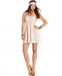 Sweetly striped, this Free People A-line dress is perfect for a flirty day-date look! Pair it with either flats or platforms for versatile styling! Sweetly striped, this Free People A-line dress is perfect for a flirty day-date look! Pair it with either flats or platforms for versatile styling!