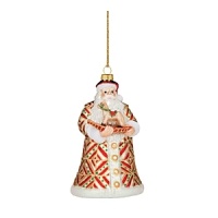 The Marquis by Waterford 2011 Christmas Collection truly portrays the feelings of Christmas with classic colors and whimsical designs. This Santa with rocking horse ornament is made using the signature glass blowing techniques perfected by Waterford. The Marquis by Waterford 2011 Christmas Collection truly portrays the feelings of Christmas with classic colors and whimsical designs. This Santa with rocking horse ornament is made using the signature glass blowing techniques perfected by Waterford.