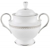 Lenox Pearl Platinum Bone China Sugar Bowl