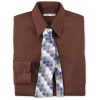 Geoffrey Beene Solid Sateen Dress Shirt