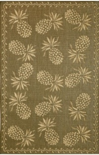 Tommy Bahama Rugs Thatcher Pineapple Wheat Indoor / Outdoor Rug Runner 1'11 x 7'6 Tommy Bahama Rugs Thatcher Pineapple Wheat Indoor / Outdoor Rug Runner 1'11 x 7'6