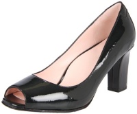 Taryn Rose Women's Fierce Open-Toe Pump,Black Crinkle Patent,9 M US Taryn Rose Women's Fierce Open-Toe Pump,Black Crinkle Patent,9 M US