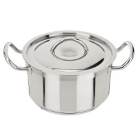 Art and Cuisine Professionnelle Series Stainless Steel Stock Pot with Lid, 9.7-Quart Art and Cuisine Professionnelle Series Stainless Steel Stock Pot with Lid, 9.7-Quart