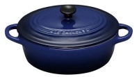 Le Creuset Stoneware 12-Ounce Mini Oval Cocotte, Cobalt Le Creuset Stoneware 12-Ounce Mini Oval Cocotte, Cobalt