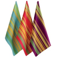 Tag Jardin 100-Percent Cotton Dishtowels, Set of 3 Striped Tag Jardin 100-Percent Cotton Dishtowels, Set of 3 Striped