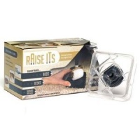 Clear Bed Risers - Set of 8 (Clear) (1 H x 4 W x 4 D) Clear Bed Risers - Set of 8 (Clear) (1 H x 4 W x 4 D)