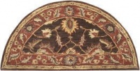 Surya CAE-1036 Caesar Chocolate 2-Feet by 4-Feet Hearth Area Rug Surya CAE-1036 Caesar Chocolate 2-Feet by 4-Feet Hearth Area Rug