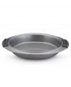 From pizza to upside down pineapple, this Anolon 9 round cake pan is the one for the job. New proprietary coating ensures superior release and makes cleanup a snap. Silicon-enhanced handles are steady and slip-free, while the pan's substantial weight provides durability and helps prevent warping.