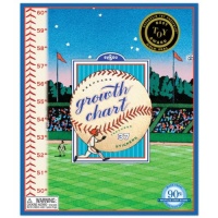 Eeboo Baseball Growth Chart Eeboo Baseball Growth Chart