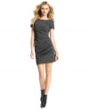 DKNYC's animal-print dress is an easy ensemble with cute flats but switches the gear to daring when paired with boots. (Clearance)