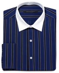 Go bold. This striped shirt from Sean John makes an instant power play.