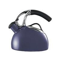 Add a burst of vibrant color to your kitchen decor with this bright tea kettle, featuring a heat-resistant non-slip handle and an easy-flip spout that opens when you pour. Add a burst of vibrant color to your kitchen decor with this bright tea kettle, featuring a heat-resistant non-slip handle and an easy-flip spout that opens when you pour.