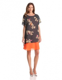 Rachel Roy Collection Women's Birds Sanctuary Double Layer Dress Rachel Roy Collection Women's Birds Sanctuary Double Layer Dress