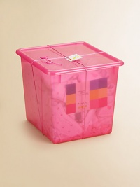 Welcome a little one into the world with a soft, sweet, generous assortment of baby basics, with sweet hearts, slender stripes and complementary trims, all packed in a reusable clear box. Welcome a little one into the world with a soft, sweet, generous assortment of baby basics, with sweet hearts, slender stripes and complementary trims, all packed in a reusable clear box.
