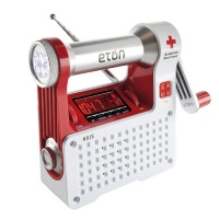 Eton ARCPT300W American Red Cross Axis Self-Powered Safety Hub with Weather Radio and USB Cell Phone Charger