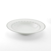 Mikasa Floral Strand 9-1/2-Inch Rim Soup Bowl Mikasa Floral Strand 9-1/2-Inch Rim Soup Bowl