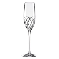 This kate spade new york Annadale champagne flute is rendered in sparkling European crystal cut with a swirled design. This kate spade new york Annadale champagne flute is rendered in sparkling European crystal cut with a swirled design.