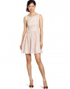 French Connection Women's Fast Twinkle Lace Dress, Pink, 2